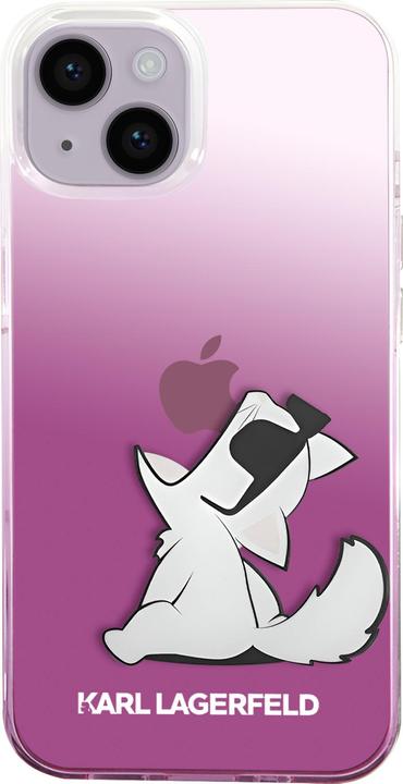 Actual product image Karl Lagerfeld KLHCP14MCFNRCPI iPhone 14 Plus 6.7" hardcase pink / pink Choupette Fun (Apple iPhone 14 Plus)