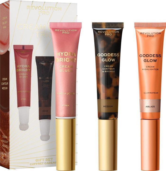 Immagine prodotto Makeup Revolution Revolution PRO - Set regalo medio con bacchetta in crema per il viso (Set trucco)
