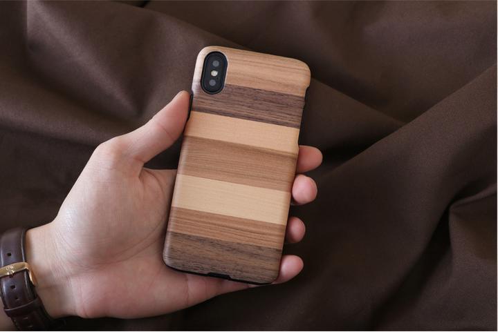 Immagine prodotto Man&Wood Custodia per smartphone iPhone X/XS sabbia nero (Apple iPhone X)