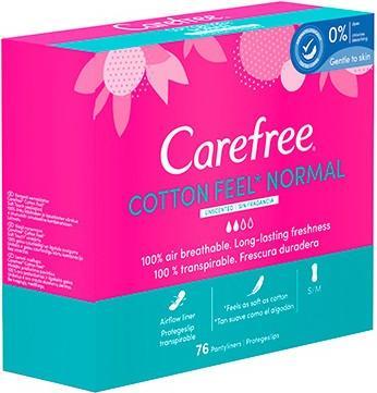 Actual product image Carefree Cotton liners with cotton extract (L) (1x)