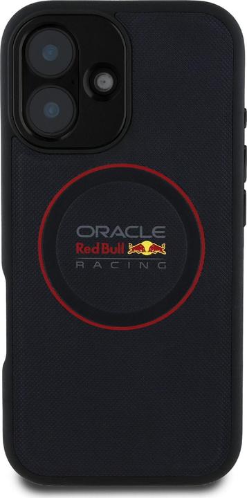 Image du produit Red Bull RBHMP16S24PUILVR iPhone 16 6.1" hardcase granatowy/navy Leather Red Ring MagSafe (Apple iPhone 16)