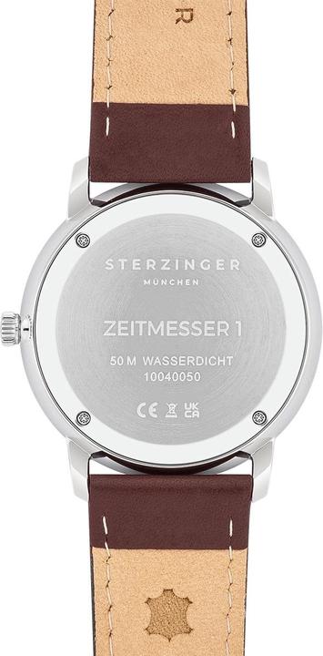 Produktbild Sterzinger Herren Quarzuhr Zeitmesser Echtleder Braun - 30476 (Analoguhr, 38 mm)