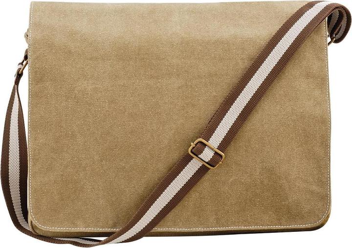 Actual product image Quadral Vintage Canvas Despatch Bag - 14 Litres