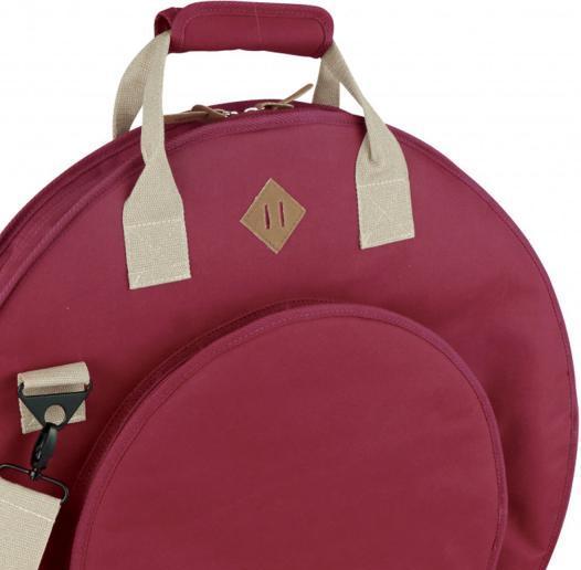Actual product image Tama TCB22WR Powerpad Designer Cymbal Bag 22 inch Wine Red (Drum set)
