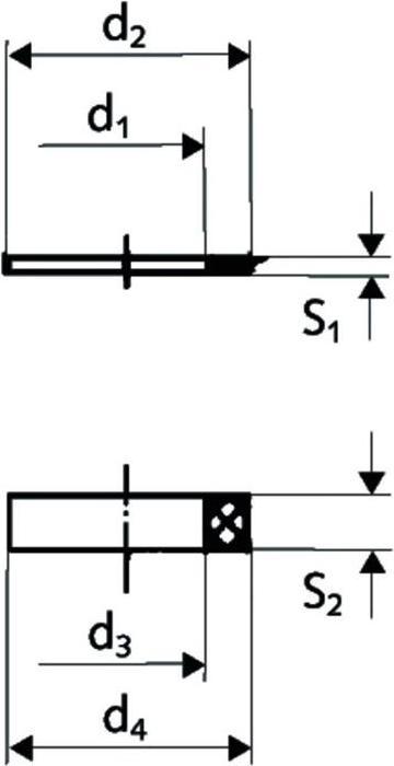 Immagine prodotto Schell Guarnizione di tenuta per dado per raccordi 1/2 pollice x 8 mm