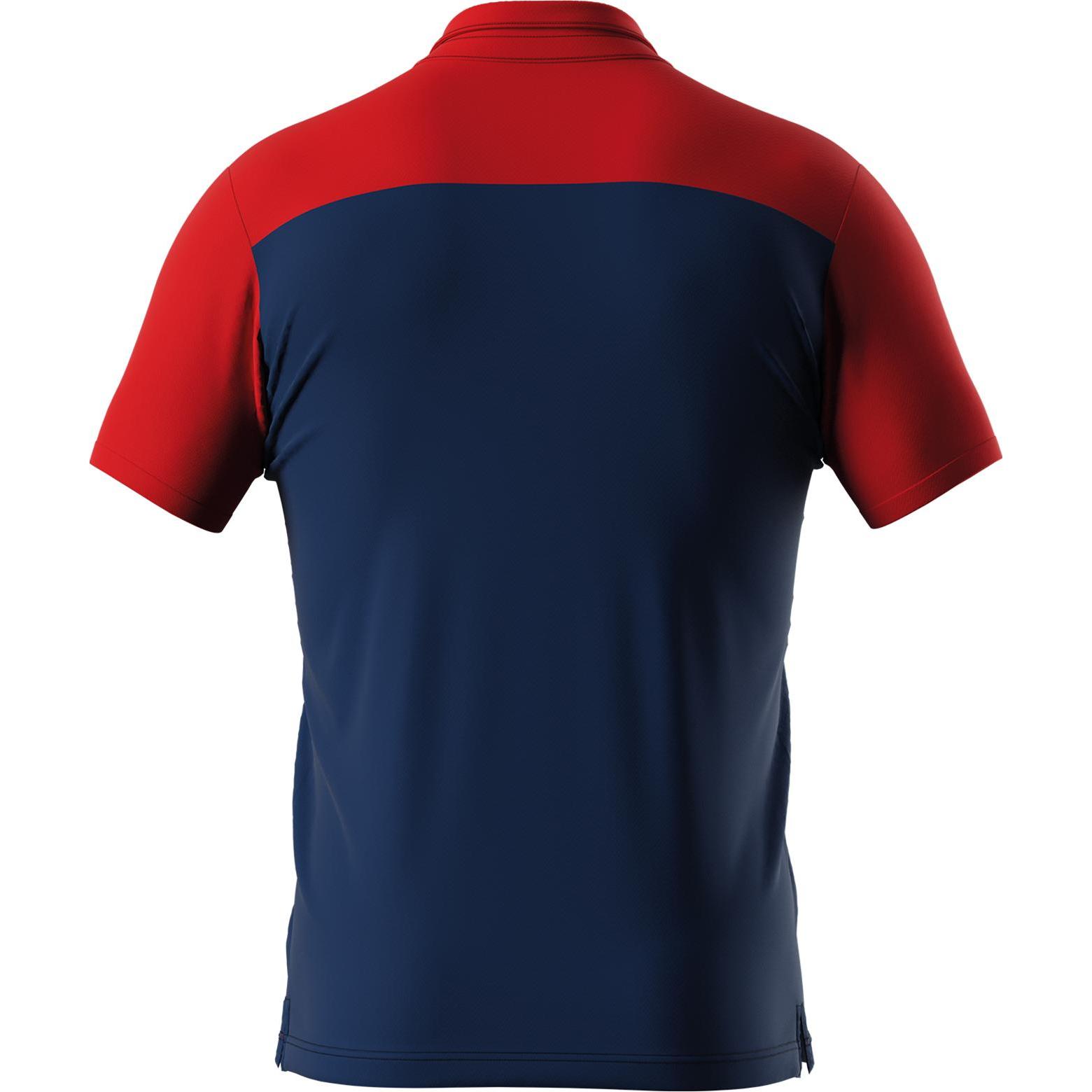 Errea, Herren, Sportshirt, Polo Bob S/S Ad (XXL), Blau, XXL