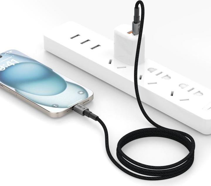 Produktbild Tech-Protect UltraBoost DNA USB-C PD100W/5A Cable 200cm - Gray (2 m, 100 W)