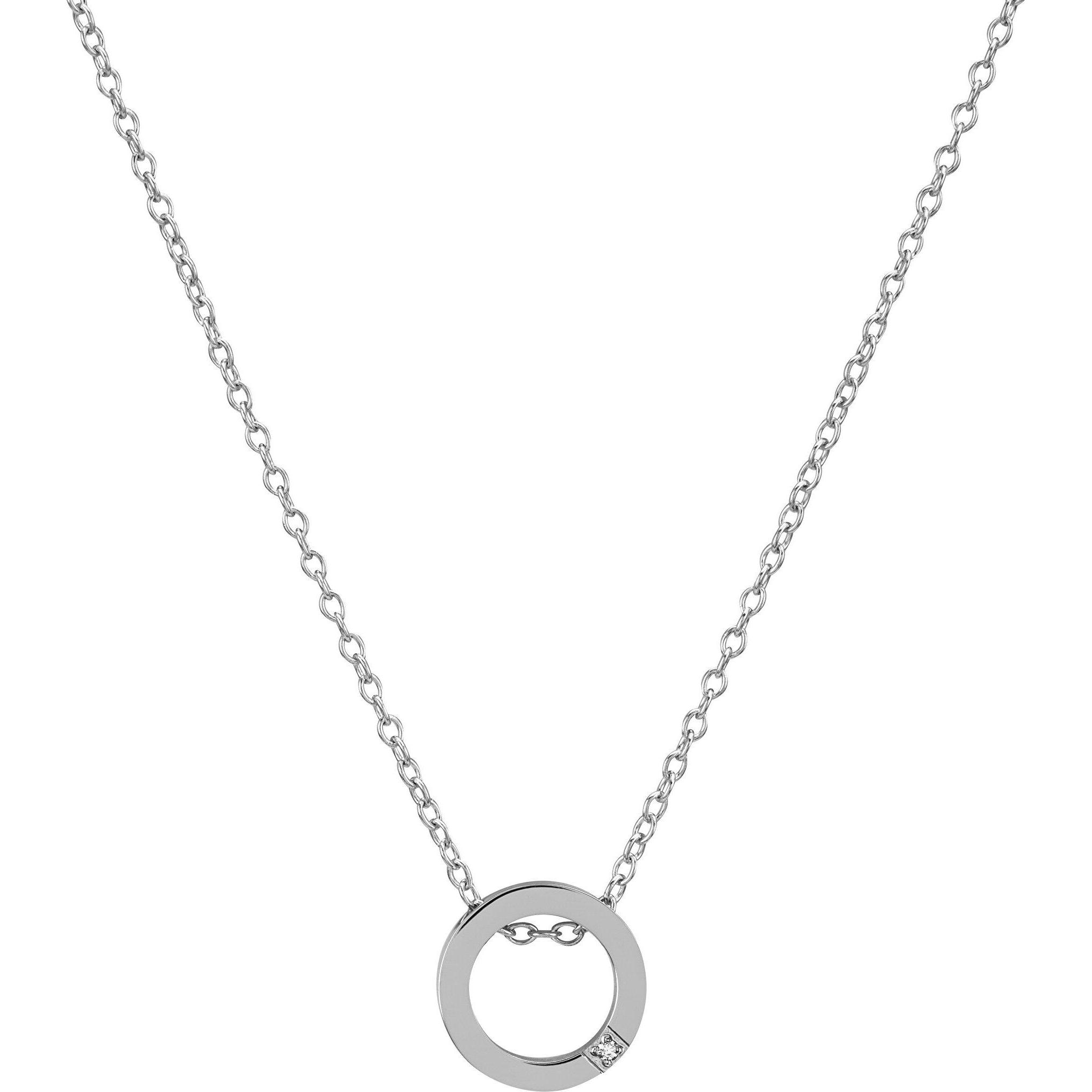 Trolli, Collana, Troli - Collana in acciaio con ciondolo rotondo VESN0743S (L)