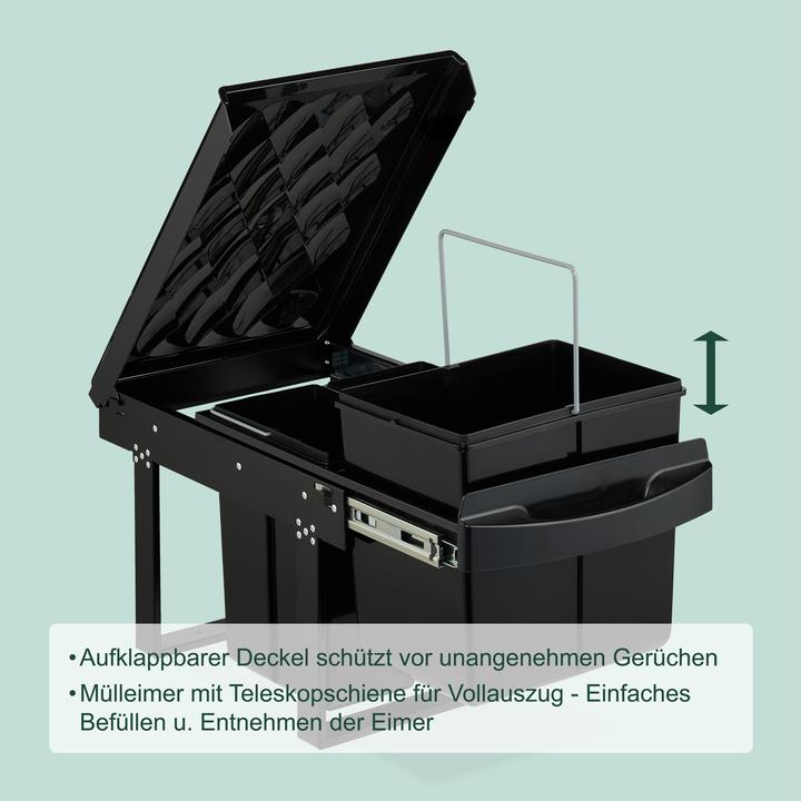 Produktbild Relaxdays Einbaumülleimer (32 l)