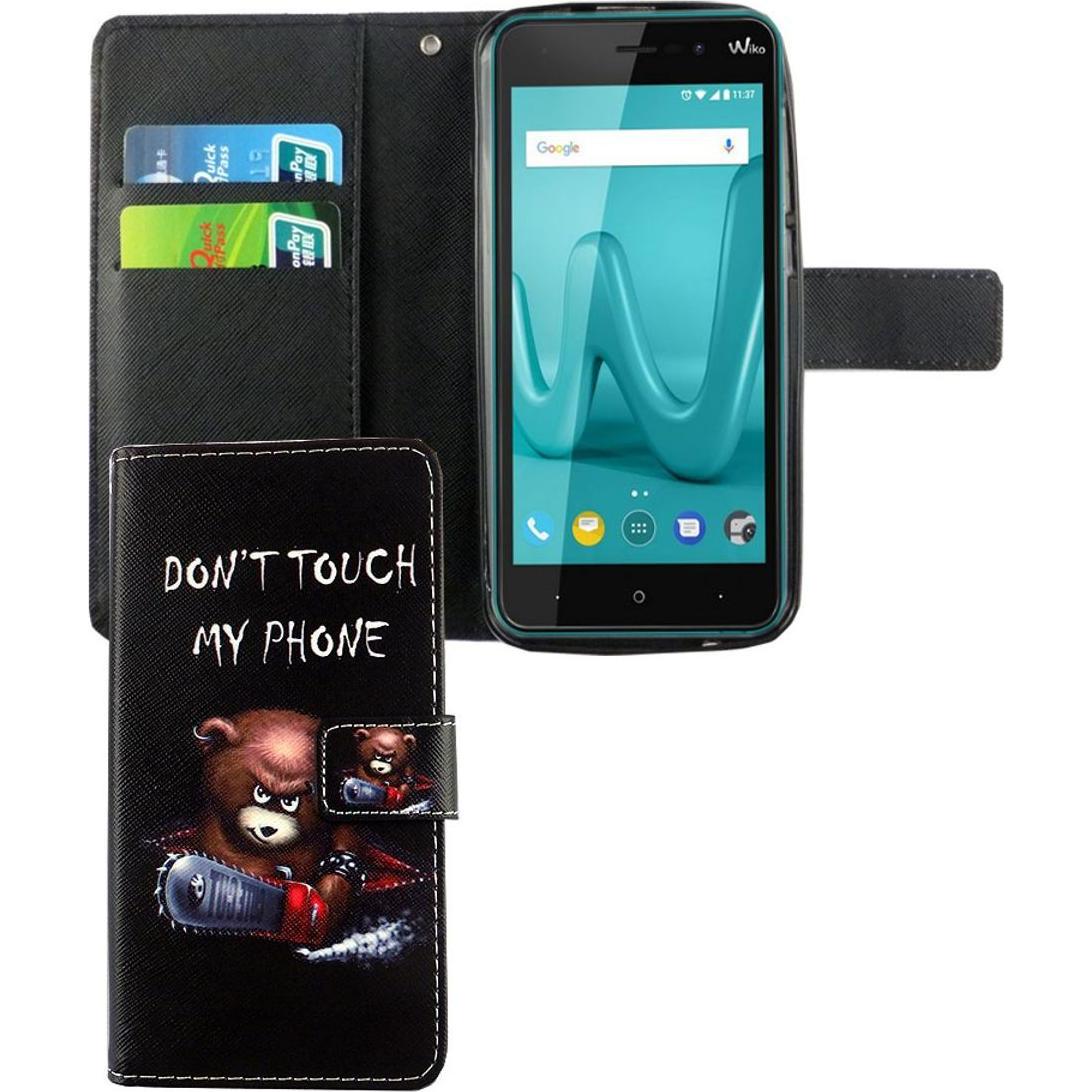 König Design Hülle Handy Schutz für Wiko Lenny 4 Case Cover Tasche Wallet Etui Handyhülle Neu (Wiko Lenny 4), Smartphone...