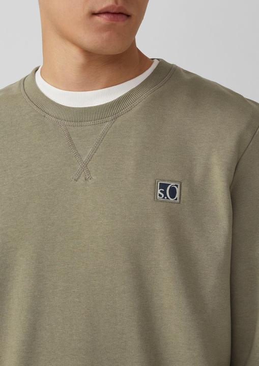 Produktbild s.Oliver Sweatshirt Sweatshirt aus Baumwollmix mit Crew Neck (L)