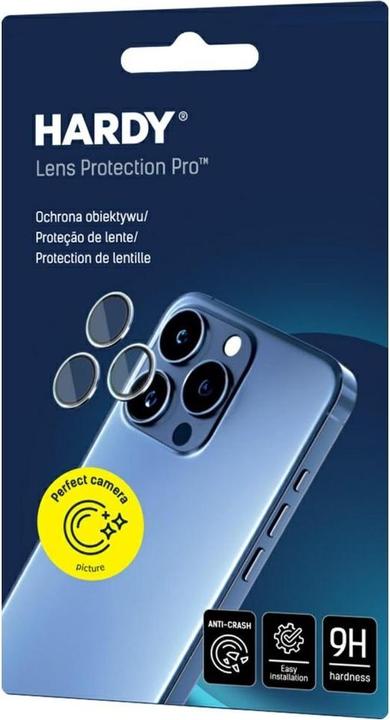 Actual product image 3MK HARDY Lens Protection Pro for Apple iPhone 17 Pro / 17 Pro Max Silver (1 Piece, Apple iPhone 17 Pro Max, Apple iPhone 17 Pro)