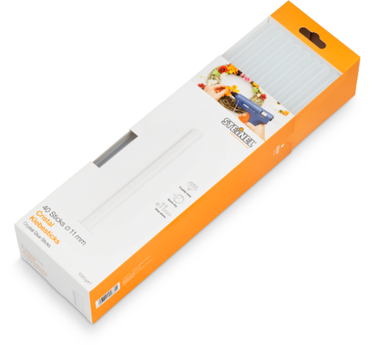 Actual product image Steinel Glue sticks Cristal