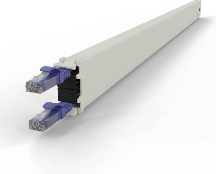 Actual product image PATCHBOX one / Cassette / 30RU / Cat 6A, UTP, 1.8 m, violet (U/UTP, CAT6a, 1.80 m)