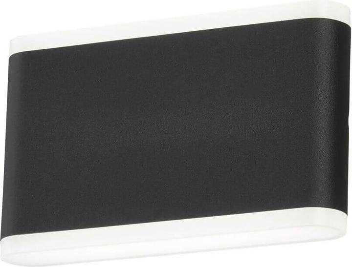 Fischer & Honsel Honsel Scounce LED wall light 2-fold 10.4W warm white acrylic glass sand black IP44 30559 (IP44)