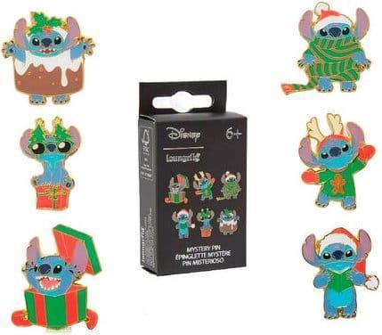 Loungefly Disney by Ansteck-Pins Blind Box Stitch Holiday Display (18)