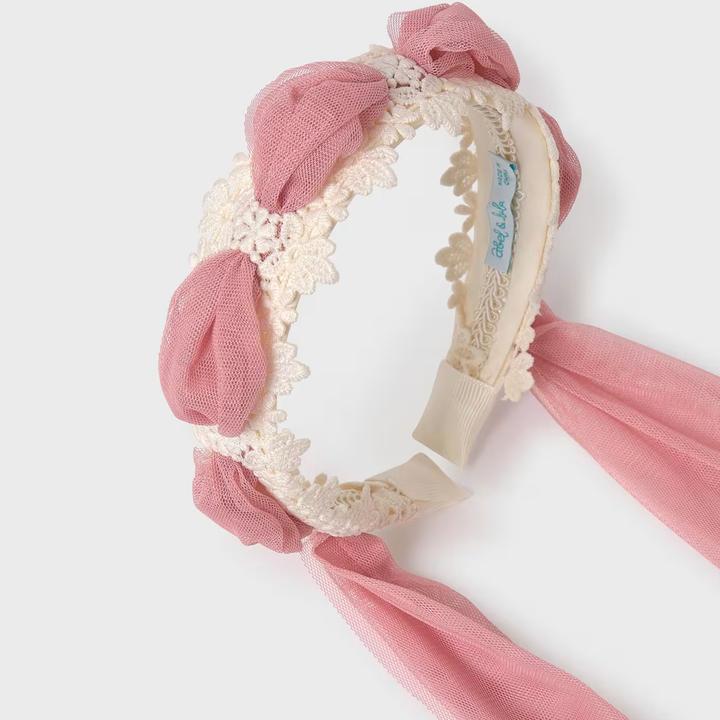 Actual product image Abel & Lula Headband tulle blush (054 Blush)