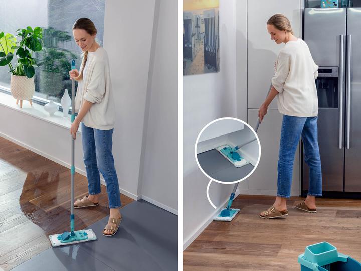 Produktbild Leifheit Set POWER CLEAN M mit 2x Ersatzbezug micro duo (2 Stk.)