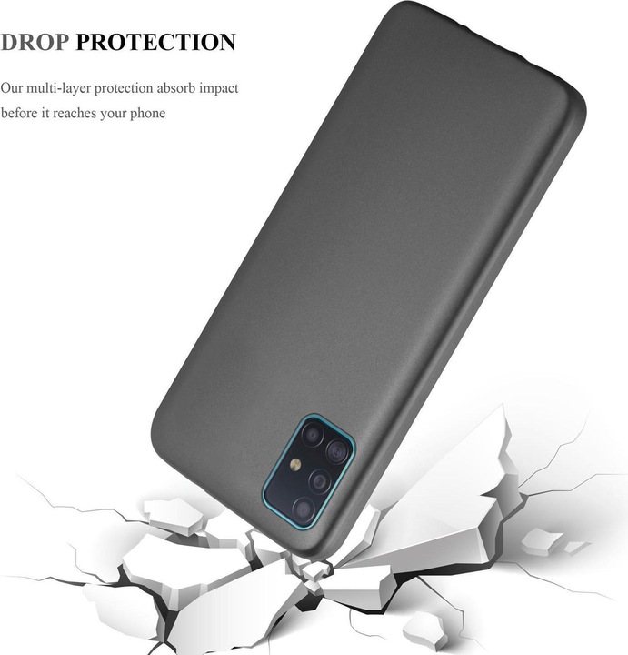 Produktbild Cadorabo TPU Matt Metallic Cover (Samsung Galaxy M40s)