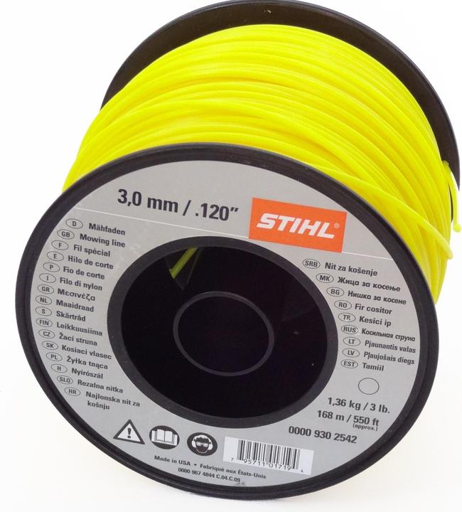 Actual product image Stihl Mowing thread (Weed whacker, Trimmer line + line spool)
