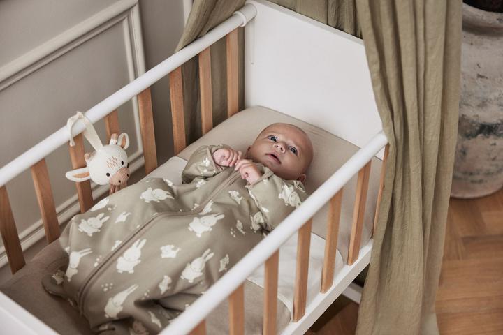 Produktbild Jollein Baby Schlafsack mit Abnehmbaren Ärmel 110cm Miffy Snuffy - Olive Green (110 cm, 3.5 TOG, Frühling, Herbst, Winter)