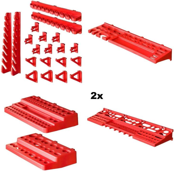 Actual product image SimpleThing Storage system workshop shelf 156 x 78 cm, 56 boxes
