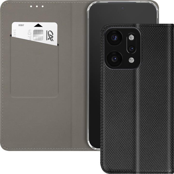 Produktbild OEM Back panel cover SMART CASE Book for OPPO RENO 14 5G black (Oppo Reno14)