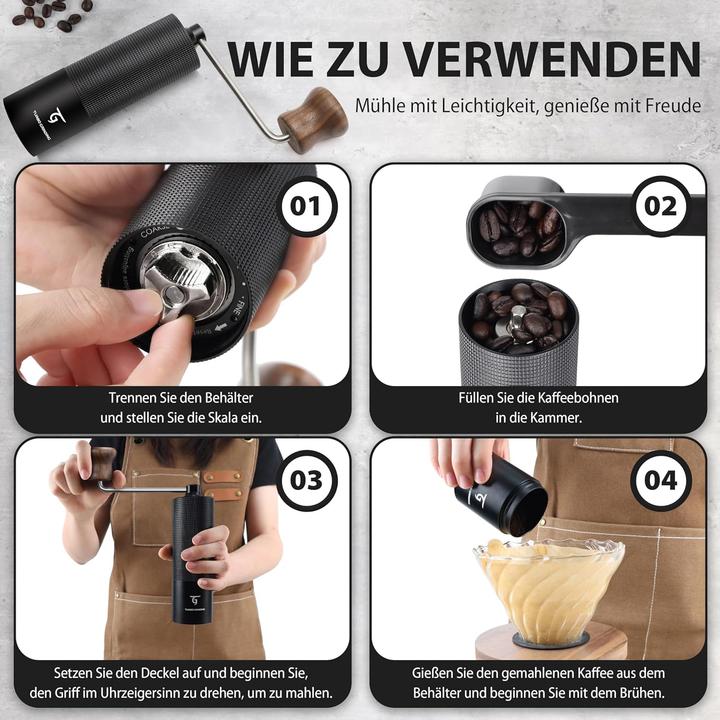 Produktbild Sunya Manuelle Kaffeemühle mit Kegelmahlwerk (MCG-02)