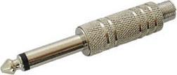Actual product image Velleman 6.35Mm Male Jack Connector Nickel Mono