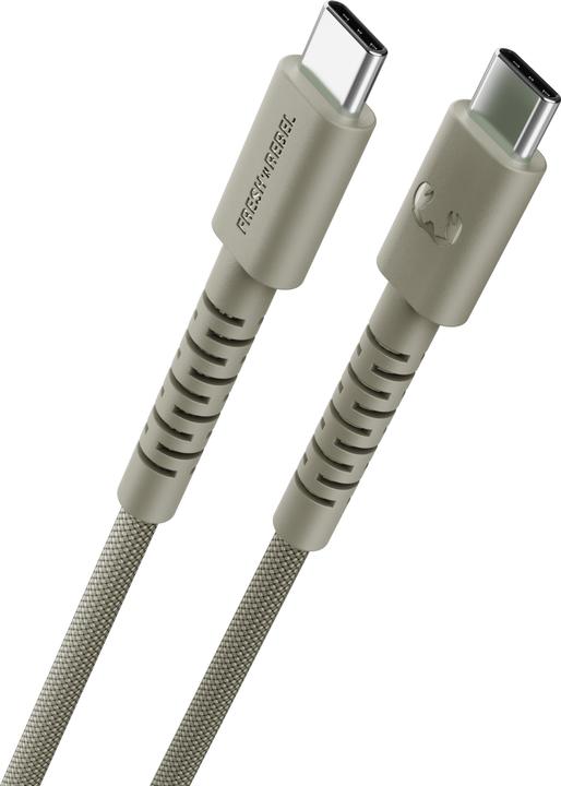 Image du produit Fresh'N Rebel Fresh 'n Rebel USB-C to USB-C Dried Gree (2 m, 100 W)