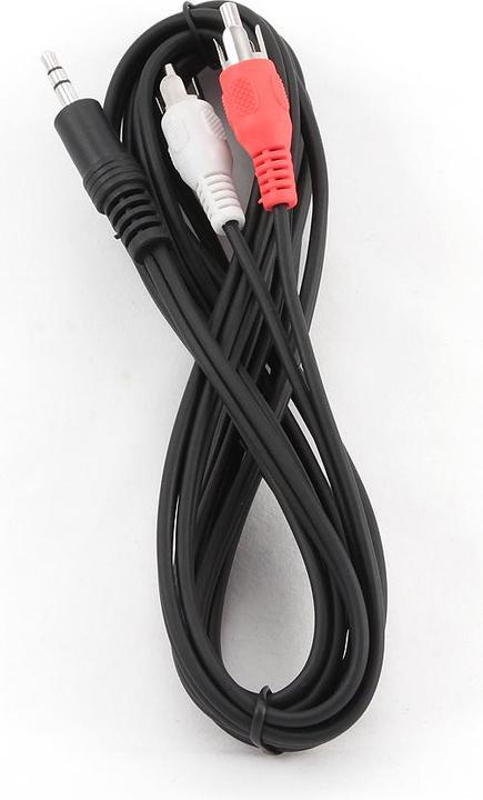Produktbild Gembird 2xRCA, M/M Audio-Kabel (2.50 m, 3.5mm Klinke (AUX), Cinch)
