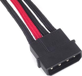 Produktbild Silverstone 4-Pol-Molex zu 4x SATA Kabel (30 cm, SATA)