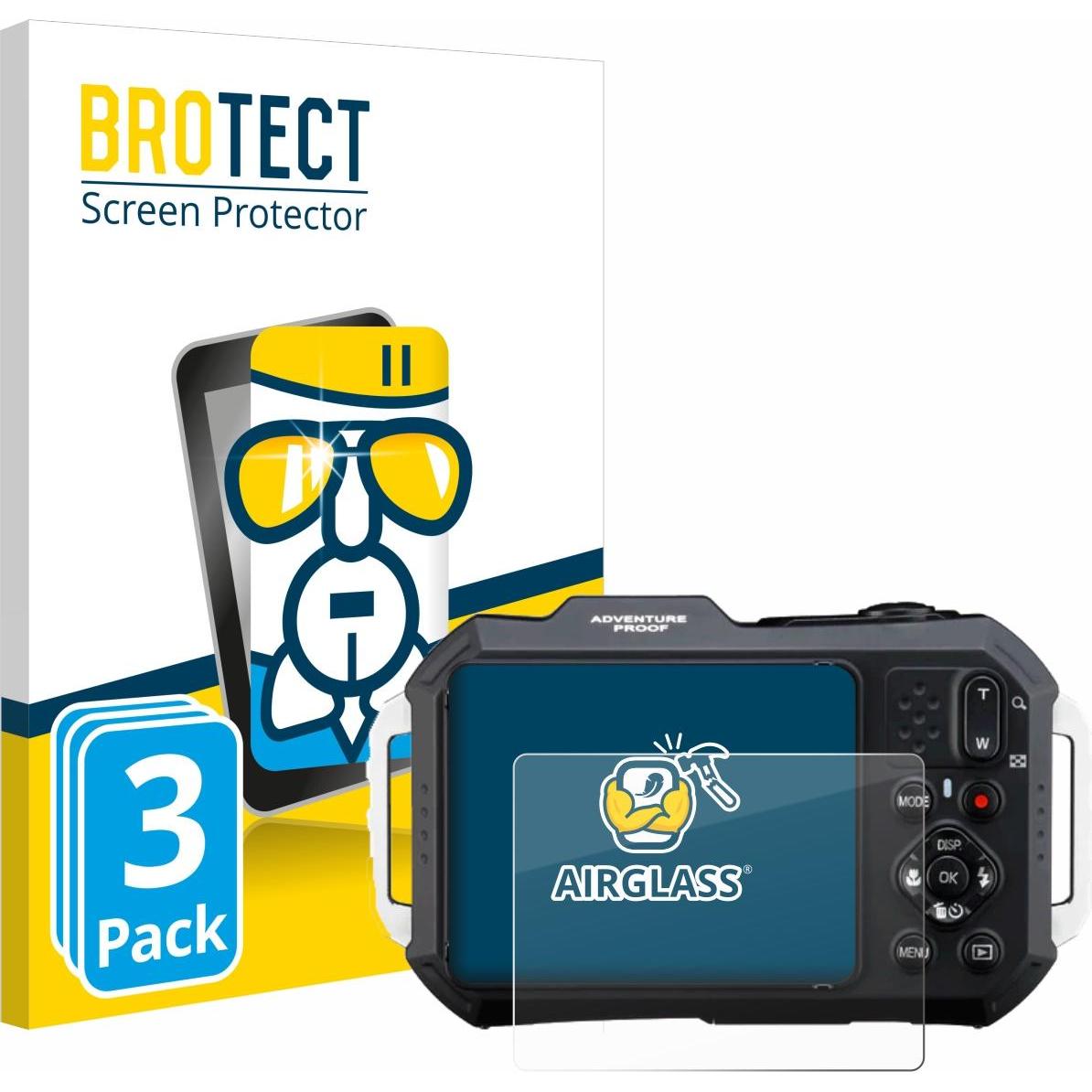 BROTECT AirGlass Panzerglasfolie (Displayschutz), Kameraschutz