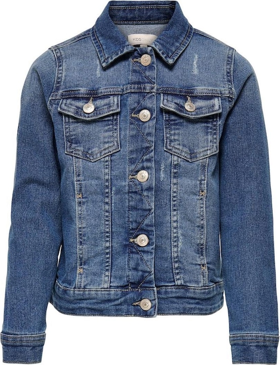 Immagine prodotto Only Giacca di jeans blu scuro (128)