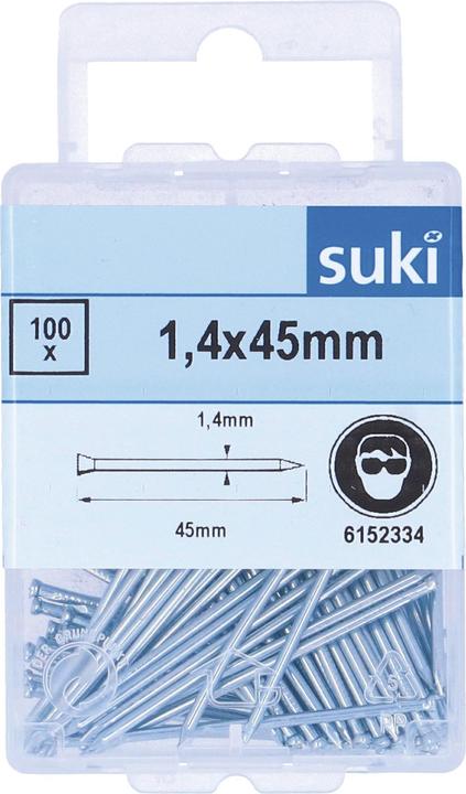 Produktbild Suki Leistenstifte 1.4x45mm (100 Stk., 45 mm)