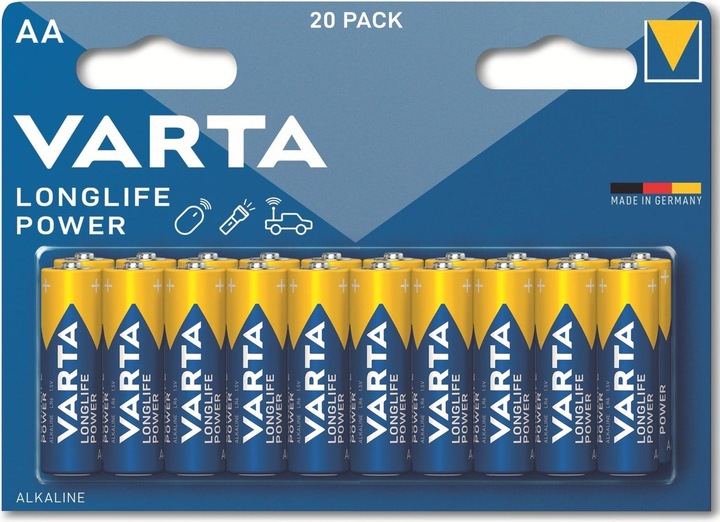 Produktbild Varta LONGLIFE Power (20 Stk., AA, 2960 mAh)