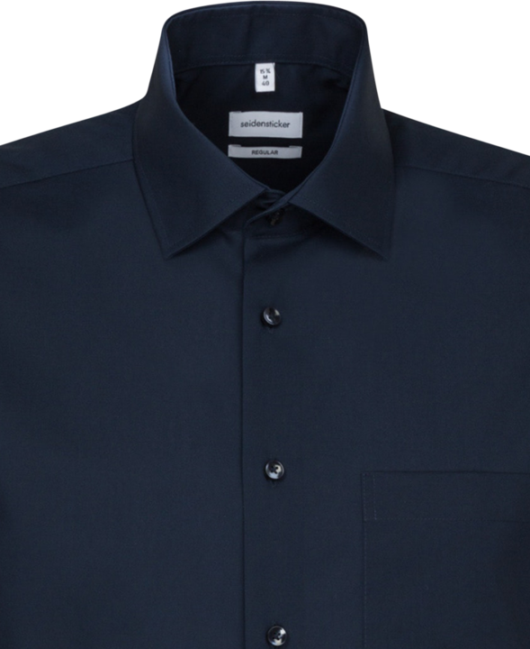 Produktbild Seidensticker Hemd 1/2 Modern Kent Bügelfrei dark blue (S)