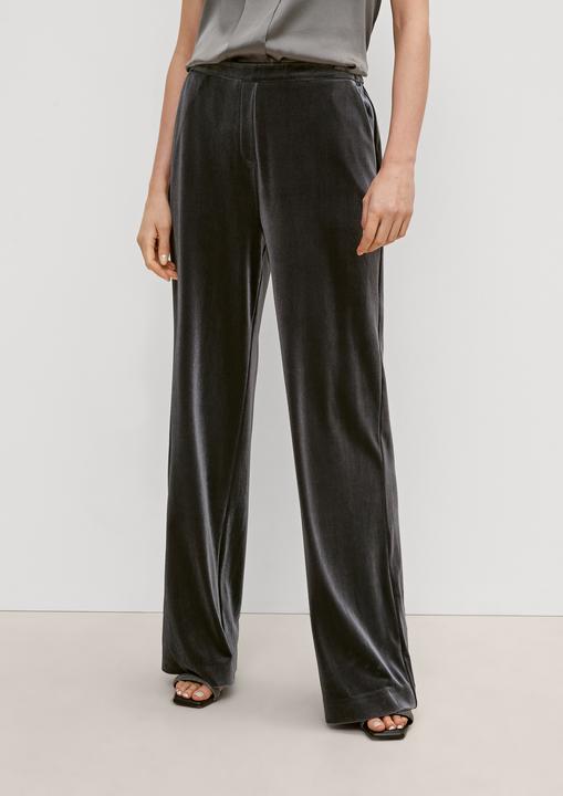 Produktbild Comma Hose Regular: Hose aus Samt (34)