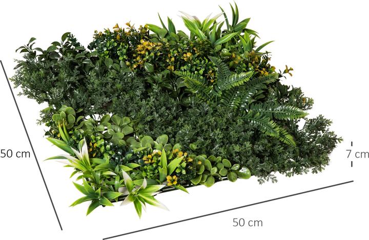 Actual product image Outsunny artificial plant wall (50 cm)