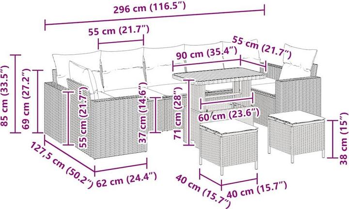 Produktbild vidaXL Makenna