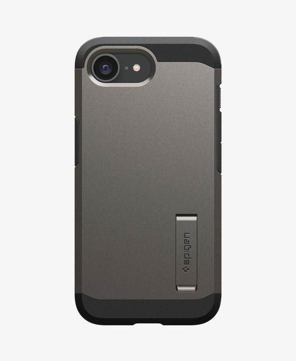Actual product image Spigen Tough Armor Case with MagSafe for iPhone 16e with Stand - Gray (Apple iPhone 16e)