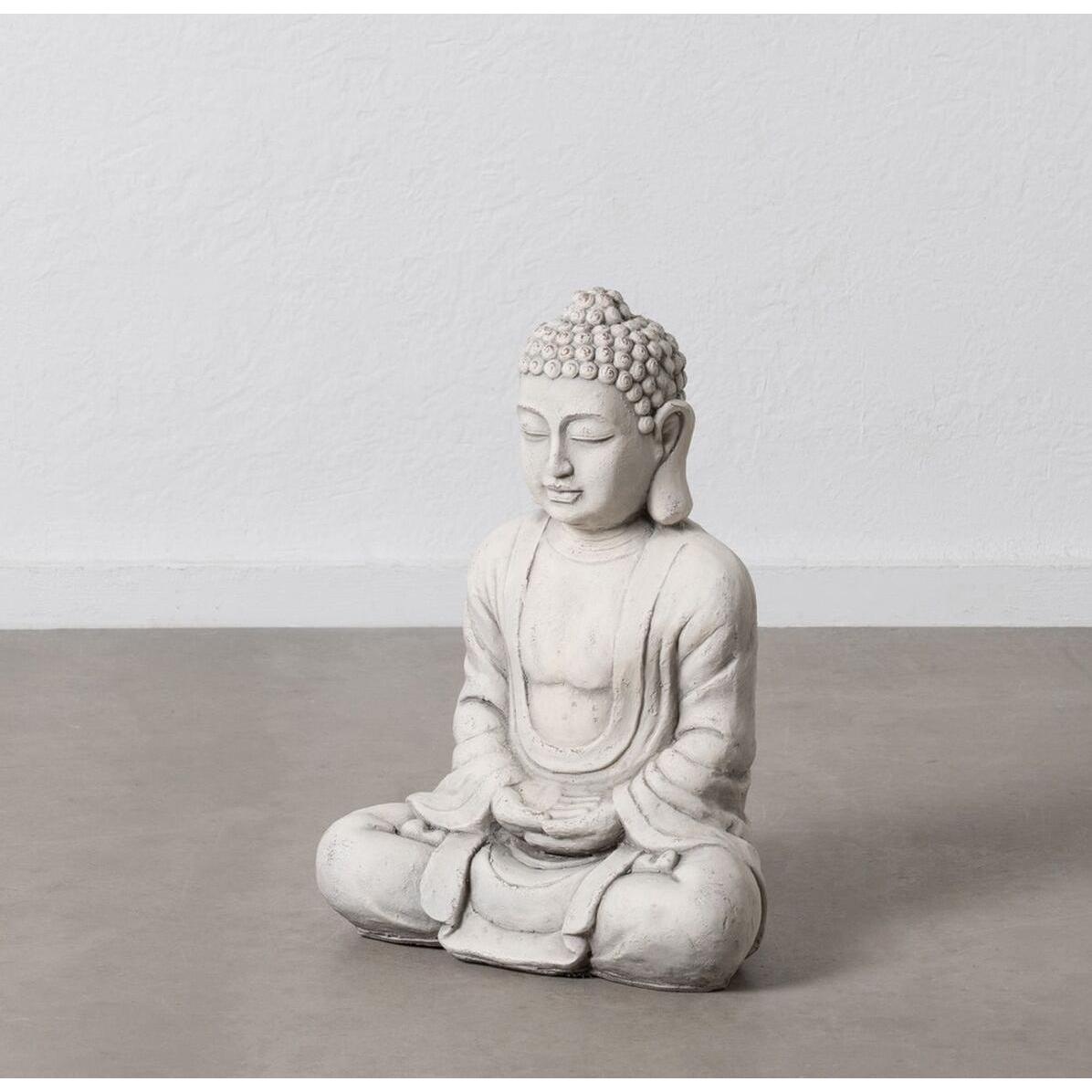 Thumbnail - Natec, Deko Objekt, Skulptur Grau Lehm Faser 44 x 27 x 58 cm Buddha
