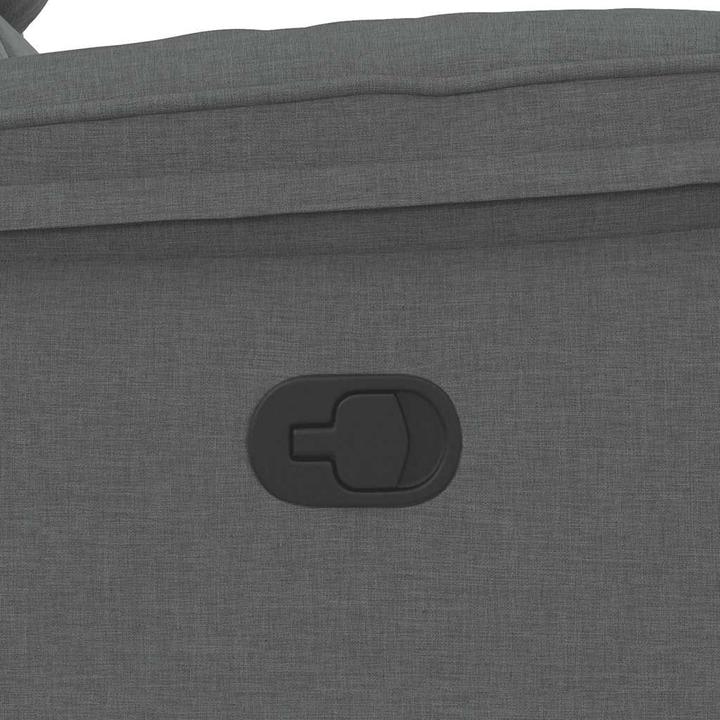 Produktbild vidaXL Massagesessel Dunkelgrau Stoff Massage TV-Sessel