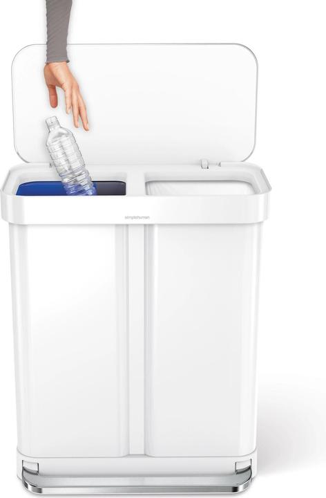 Actual product image Simplehuman Liner Pocket White Steel (58 l)