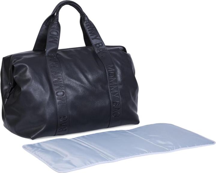 Image du produit Childhome Wickeltasche Mommy Bag Signatur Leder schwarz