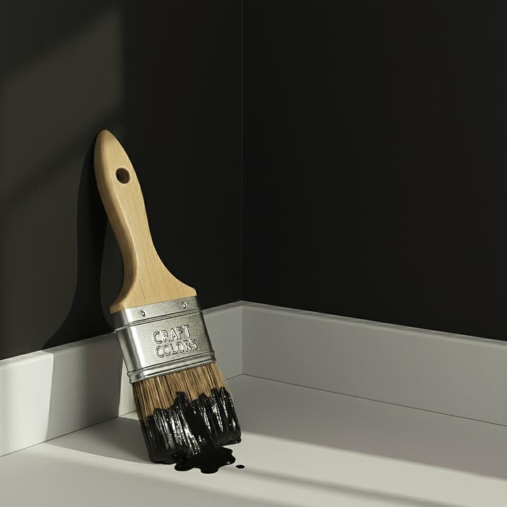 Actual product image Craft Colors Wall colour noble matt (Black, 5 l)