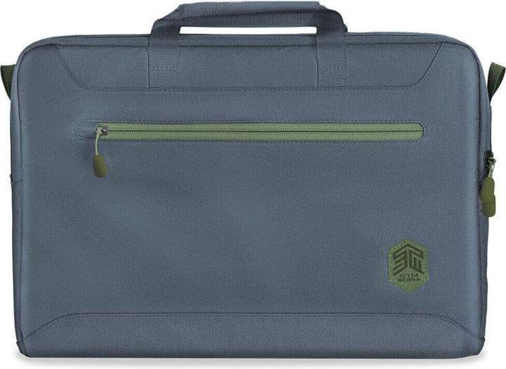 Actual product image STM 117-393P-02 laptop case 40.6 cm (16") Briefcase Blue, Green (16", Universal)
