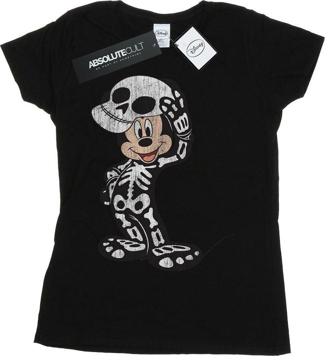 Immagine prodotto Disney Mickey Mouse Skeleton Maglietta Donna (M)
