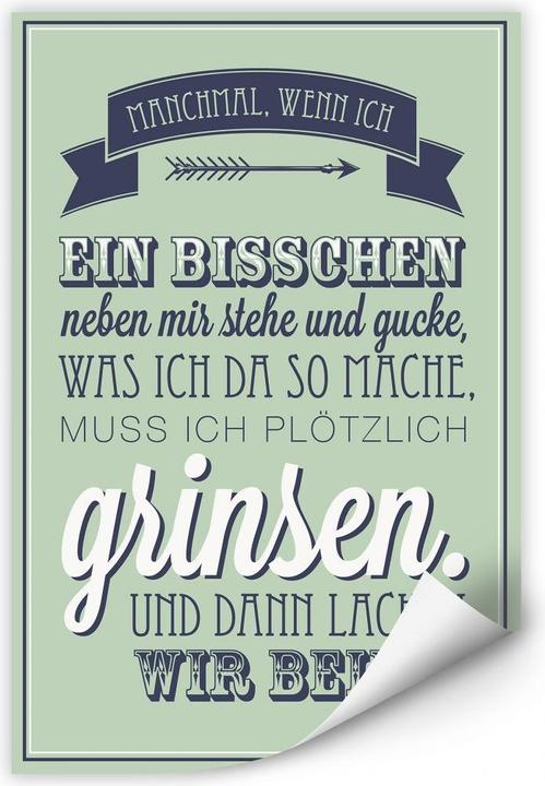 Actual product image Trenddeko Sometimes when I'm a little out of it... (40 x 60 cm)