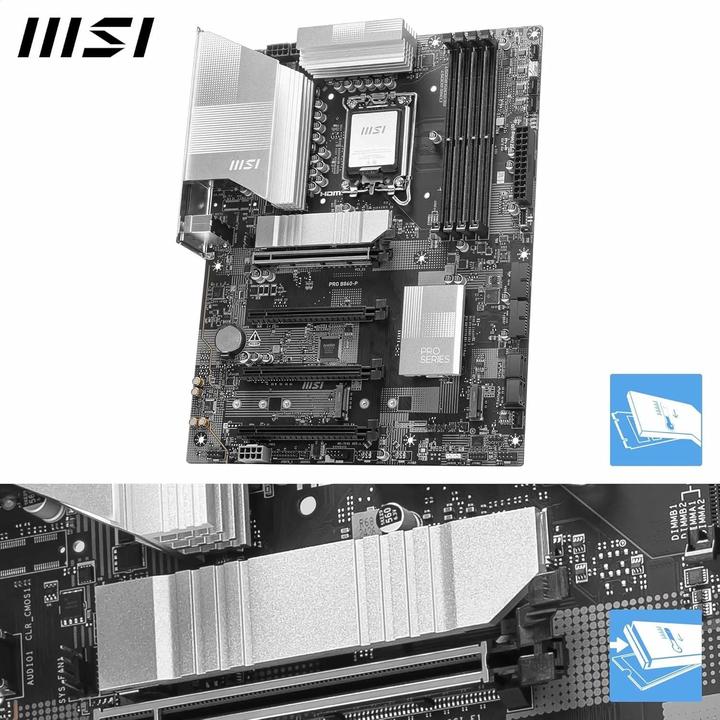 Image du produit MSI PRO B860-P (LGA 1851, Intel B860, ATX)